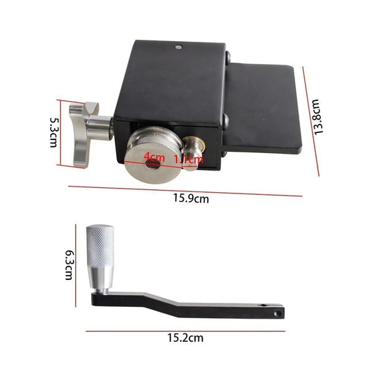 Tubing Beader Tool Manual Bead Roller Intake and Intercooler Piping Crimping Tool Fit 5/8" or Larger ID Tubes Aluminum
