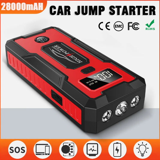 Car Jump Starter Starting Device Battery Power Bank 12V Jumpstarter Auto Buster Emergency Booster Car Charger Jump Start