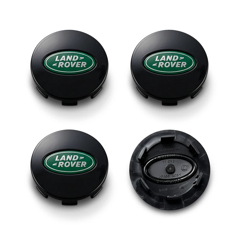 4Pcs Car Emblem Wheel Center Hub Cap Covers Auto Rim Cover For Land Rover Ranger Autobiography Freelander Evoque Rover Sport