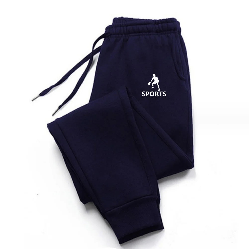 Summer 2026Men's casual drawstring joggers, soft cotton blend ankle-length pants with side pocket design