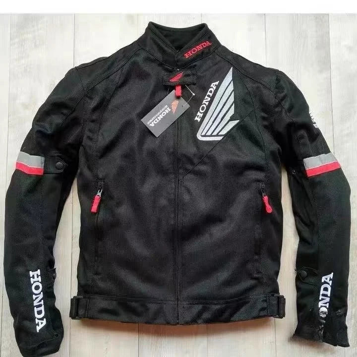 Honda Summer Off-Road Motorcycle Racing Suit Anti-Fall Breathable Mesh Jacket Men's Women's Riding Gear for Racers And Riders