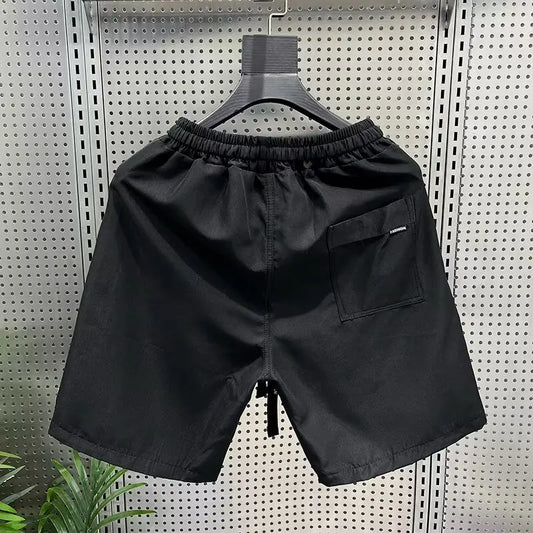 High Quality Men's Shorts Summer Quick Drying Breathable Beach Shorts American Style Trendy Men's Clothing Sports Pants 2025