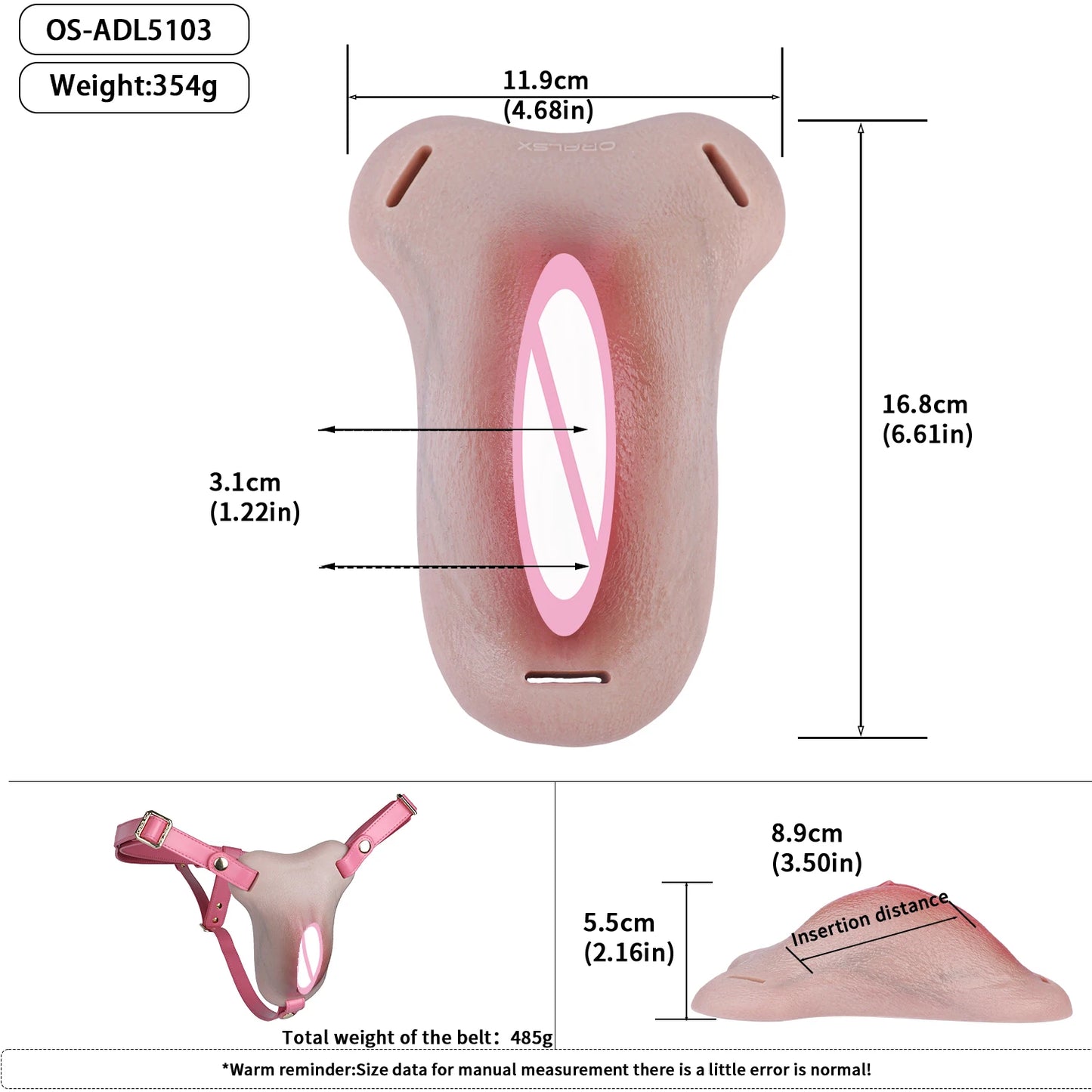 ANOSX Silicone Chastity Cage Wearable Insertable Clitoral Pants Realistic Penis Sleeve Penis Cage Femboy Sex Toys For Men Couple