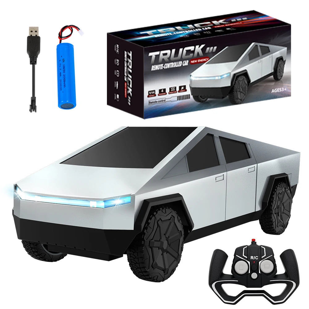 Cyber Pickup Electric Remote Control Teslainger Car Racing Toy Car Electric Charger Sports Car Children's Boy Model