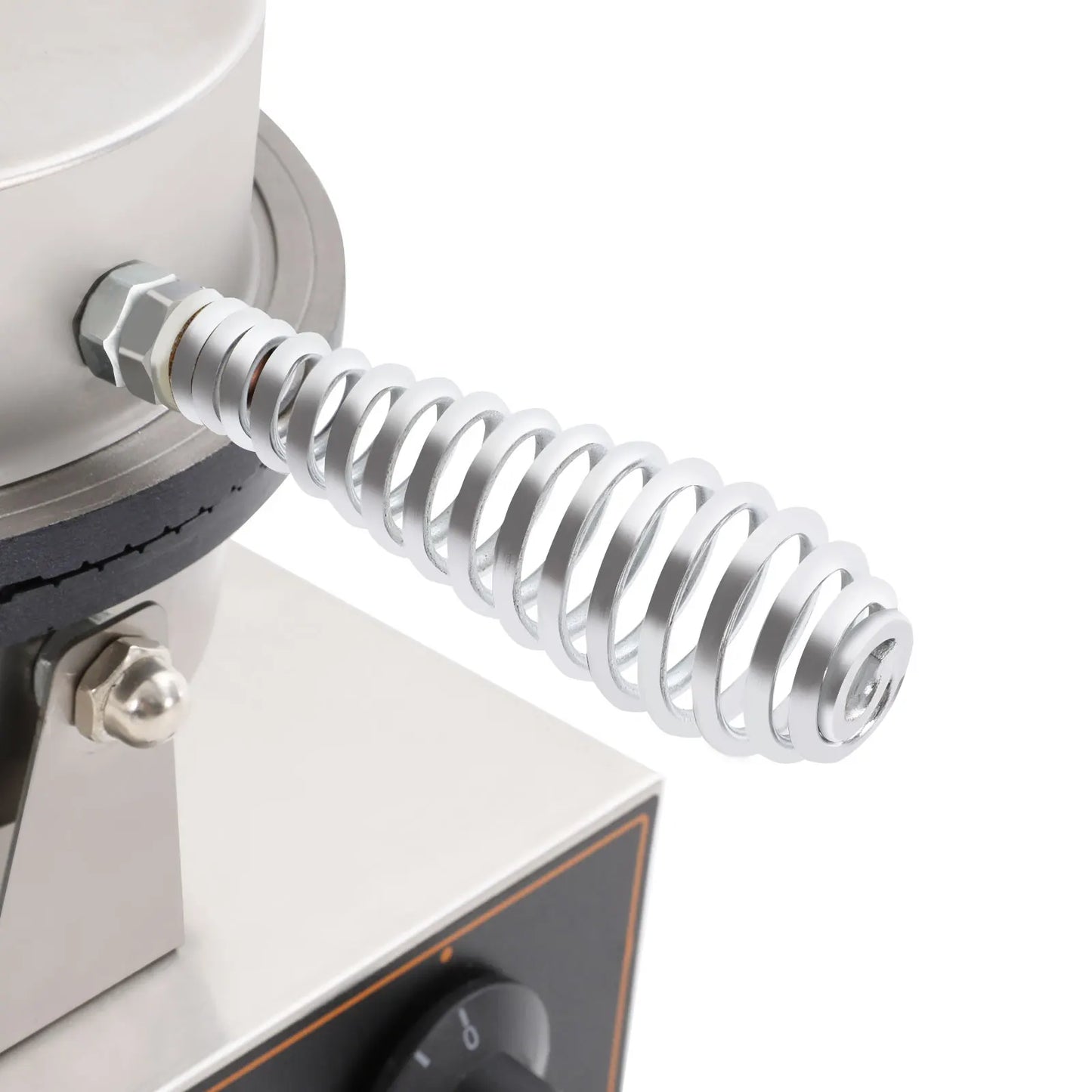 Commercial Electric Ice Cream Cone Machine Stainless Steel Waffle Cone Egg Roll Maker Tabletop Design Adjustable Time And Temperature High Efficient Baking Tool 110V US Plug No Assembly Sturdy Construction Portable Snack Maki