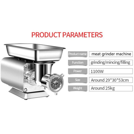 Stainless Steel Meat Grinder Food Processor for Meat Grinder Meat Grinder Sausage Maker