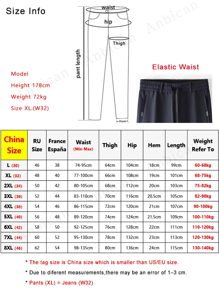 2024 Autumn Winter Men Sweatpants Fleece Liner Warm Straight Track Pants Sportswear Casual Male Long Trousers Plus Size 8XL