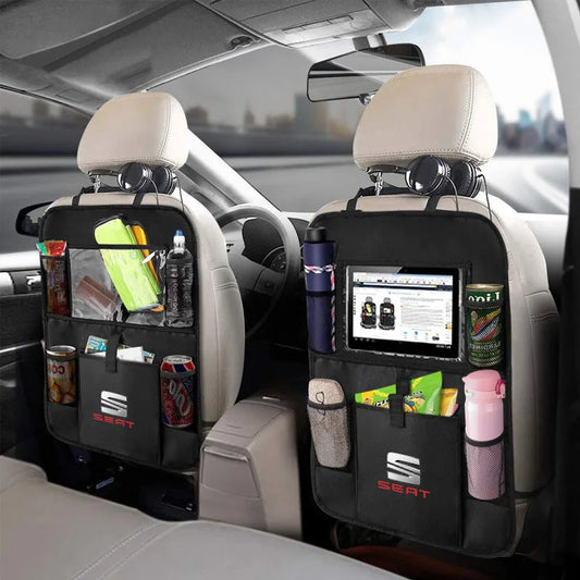Car Backseat Organizer Adjustable Storage Bag with Multiple Pockets High Capacity Oxford For Seat leon fr mk2 mk3 lbiza Altea