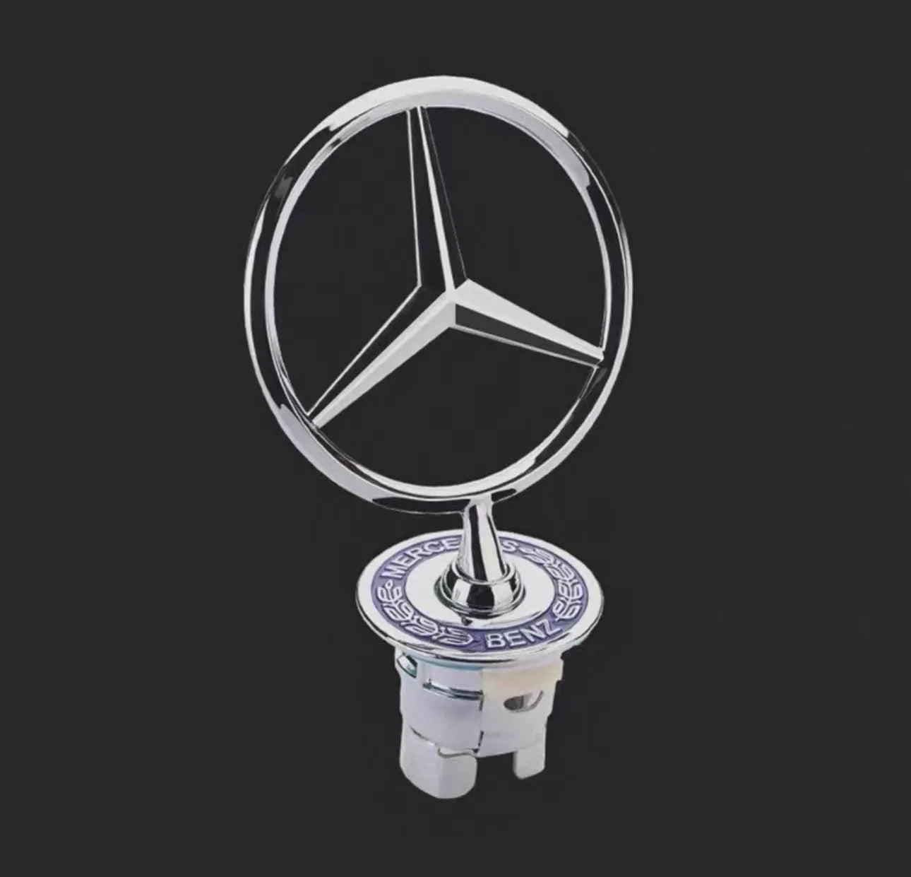 1pc 44mm car front hood modification parts replacement badge suitable for Mercedes Benz W222 W203 W204 W205 W207 W210 W212
