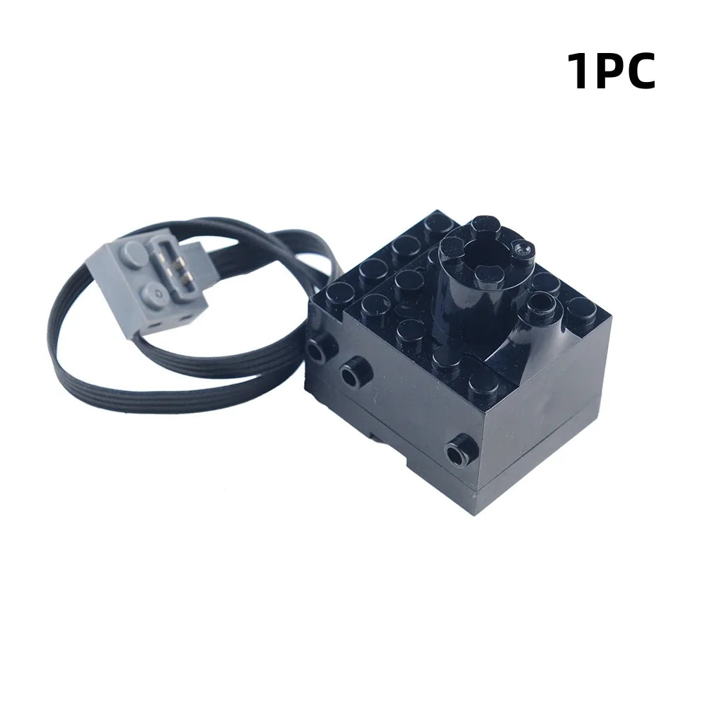 Building Blocks Automatic Spray Smoke Electric Exhaust Modified Sports Car MOC Toys Model Accessories Compatible with Legoeds