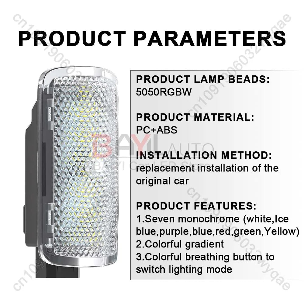 Customized for Toyota car door welcome light, Car door opening dynamic welcome atmosphere floor light,Car warning lighting