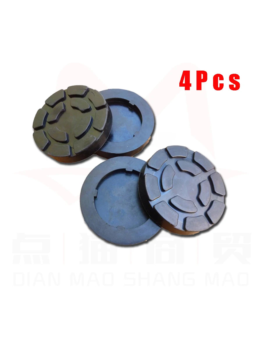 4Pcs/lot Black Rubber Jacking Pad for Car Lift Anti-slip Surface Tool Rail Protector Heavy Duty for Car Lift