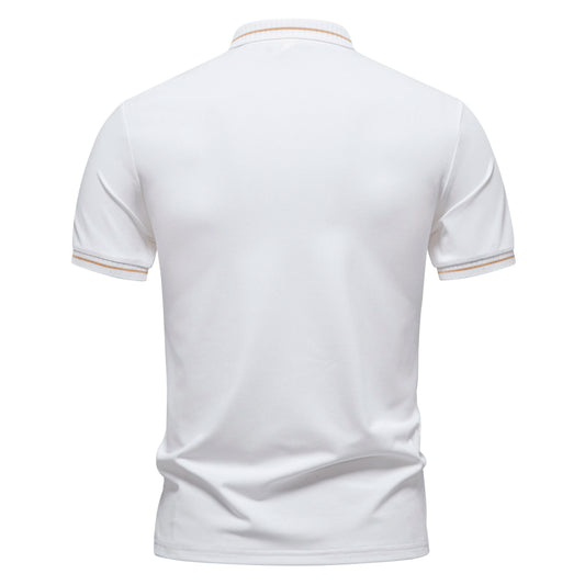 Men's Casual Polo Shirt Summer Streetwear Short Sleeve Business Casual Tops Quick-Drying Breathable Clothing POLO Shirt