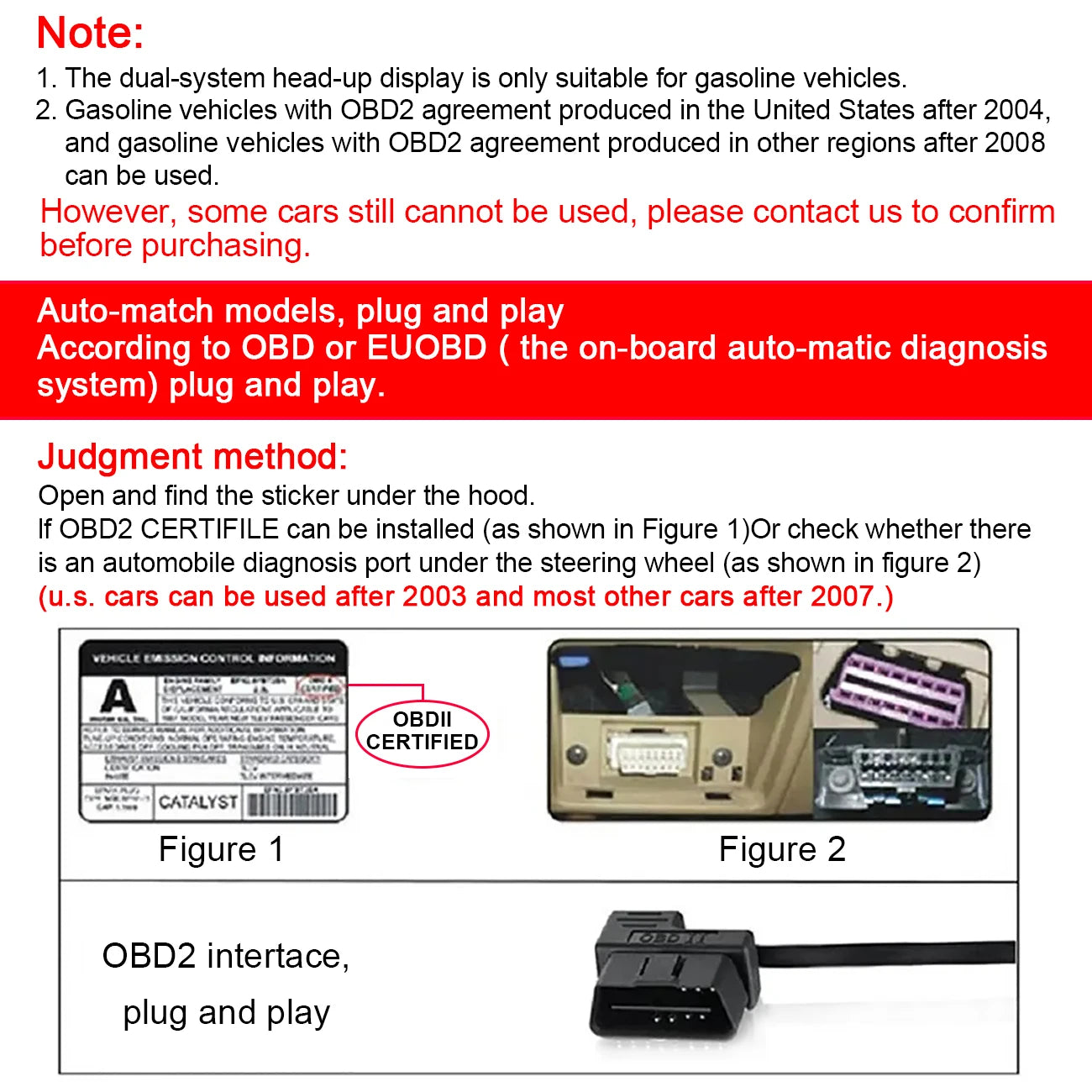 New P10 Pro OBD2 Head Up Display Auto Electronic Accessories Speedometer Water Temperature Tachometer Clock on Board Computer