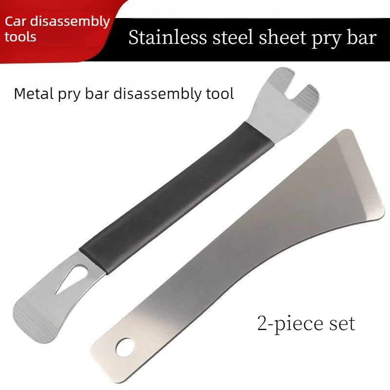 Special Stainless Steel Pry Bar For Auto Repair, Rust-Resistant, For Car Door And Dashboard Disassembly Tools