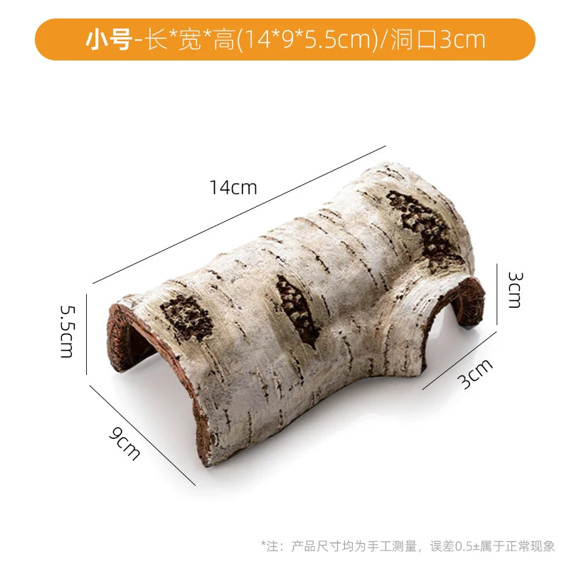Reptile Shop Simulation Rock Cave Design Pet Lizard Gecko Spider Hideout House Climbing Frog Snake Cave Durable Plastic Pet S...