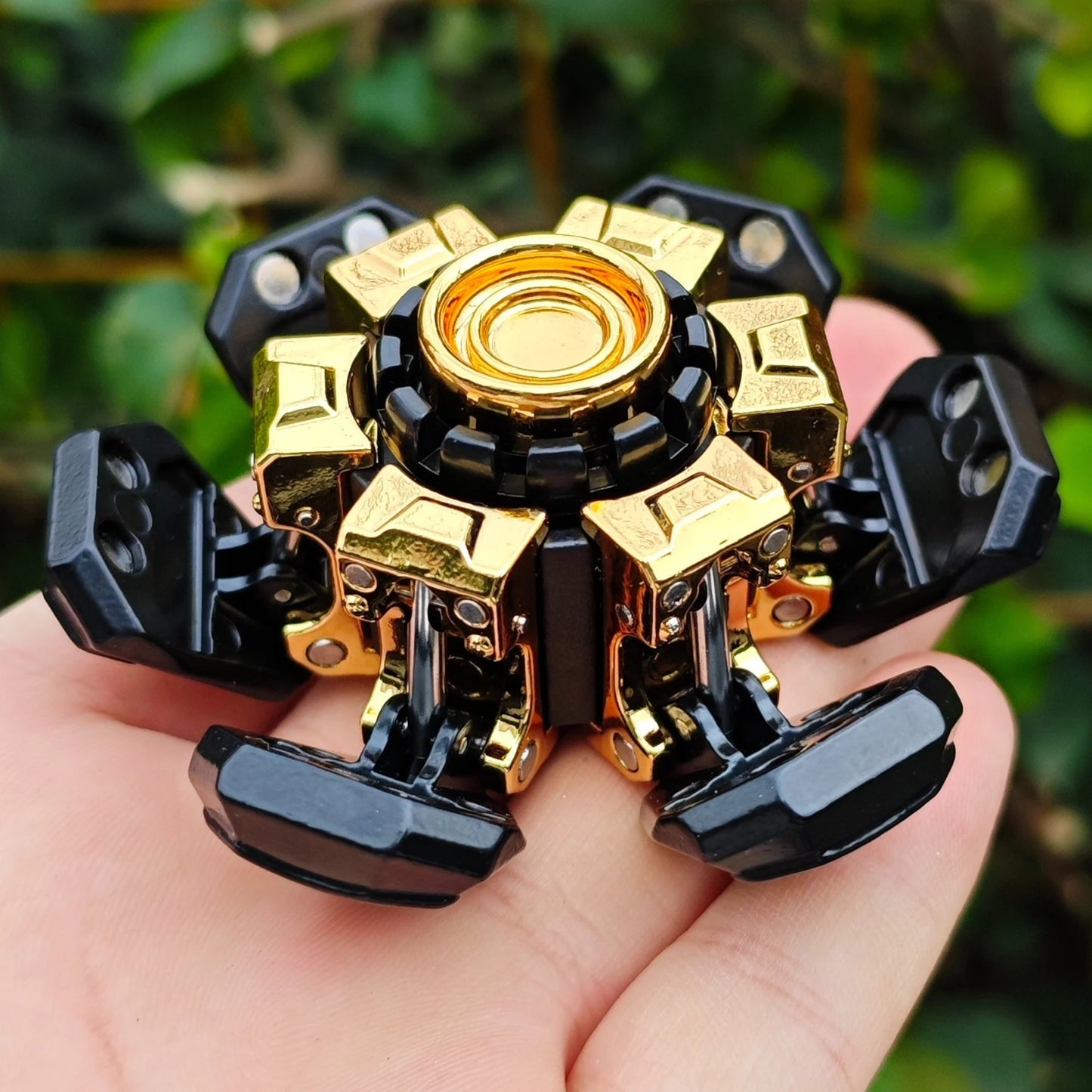 Magnetic Metal Ancient Iron Hand Spinner EDC Fidget Sliders Fidget Toys Stress Relief For Adults Anti Anxiety Toy