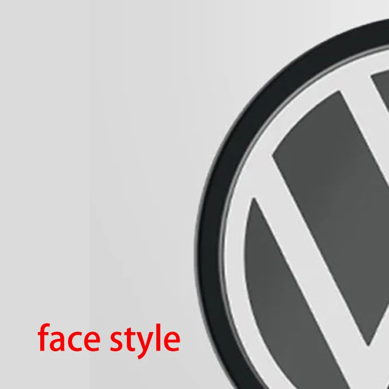 Front Grille Light emblem Cover with Front Auxiliary Light Badge Accessory for Golf MK8/polo/CC/Broa/passat/Sagitar/Virtus