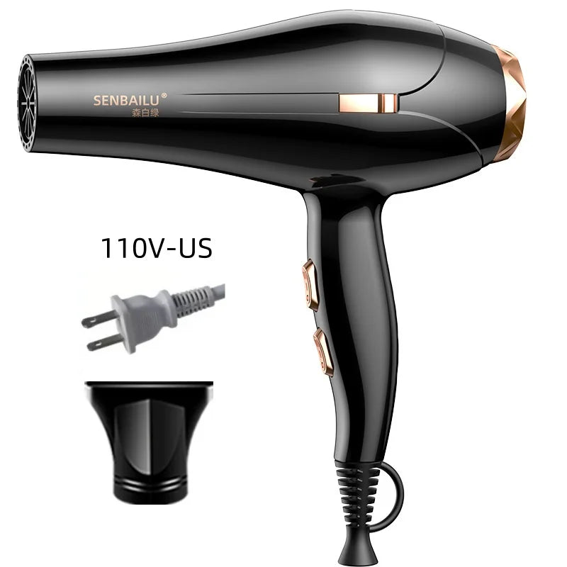 11 Second Fast Dry Hair Dryer With Pure Copper Core, High-Speed Blue Light Negative Ion Hair Care, Home Hair Salon Hair Dryer
