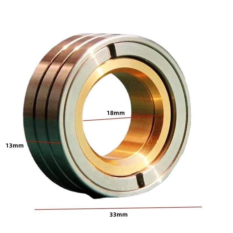 EDC Metal Detachable Mechanic Ring Fingertip Gyroscope Toy Rotating Magnetic Rhythm Stress Relief антистресс Office Adult Gift