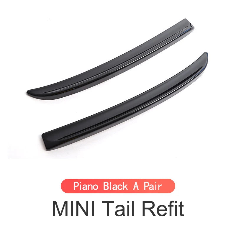 Spoiler Red Carbon Fiber Black Color Rear Spoiler Extension Lip Fins For Mini Cooper F56 F55 2014+ S /JCW Auto Part Styling