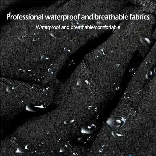 New Men's Windproof Jackets Coats Water-Resistant Casual Zipper Hight Weight Parkas Athletic Outdoor Warm Thick Streetwear