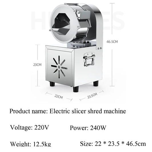 Multi-function Electric Cutter Slicer Vegetable Processor Food Commercial Potato Carrot Cutting Machine