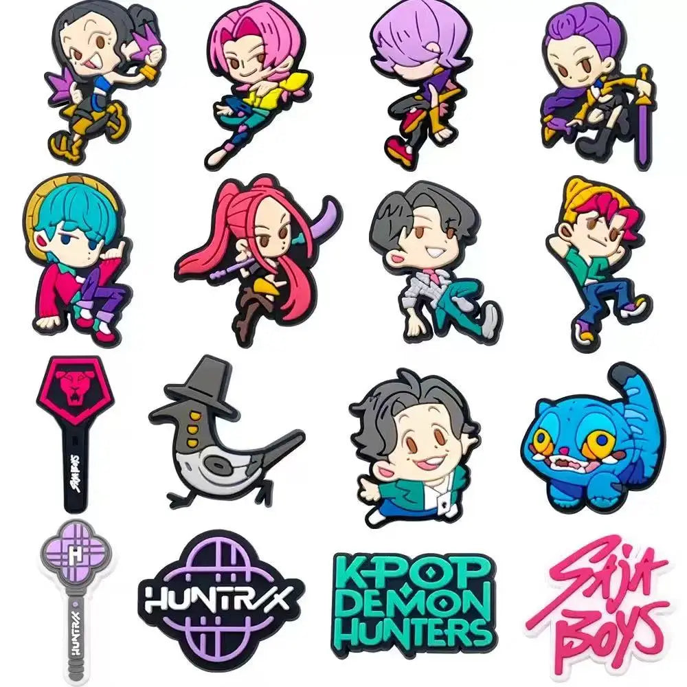 Hot Toys Cartoon 16-100pcs Shoe Charms For Sandals,Shoe Decoration Accessories Shoe Pins Great Gift For Men Women