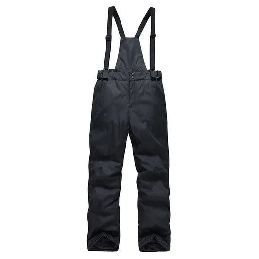 2026 Fashion Men Down Cotton Ski Pants Outdoor Waterproof Warm And Thick Cycling Winter Snow Resistant Pant
