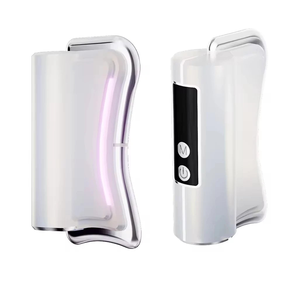 Electric Fascia Knife EMS Microcurrent Thermal Compression Vibration Fitness Muscle Relaxation Body Massager Scraping Instrument