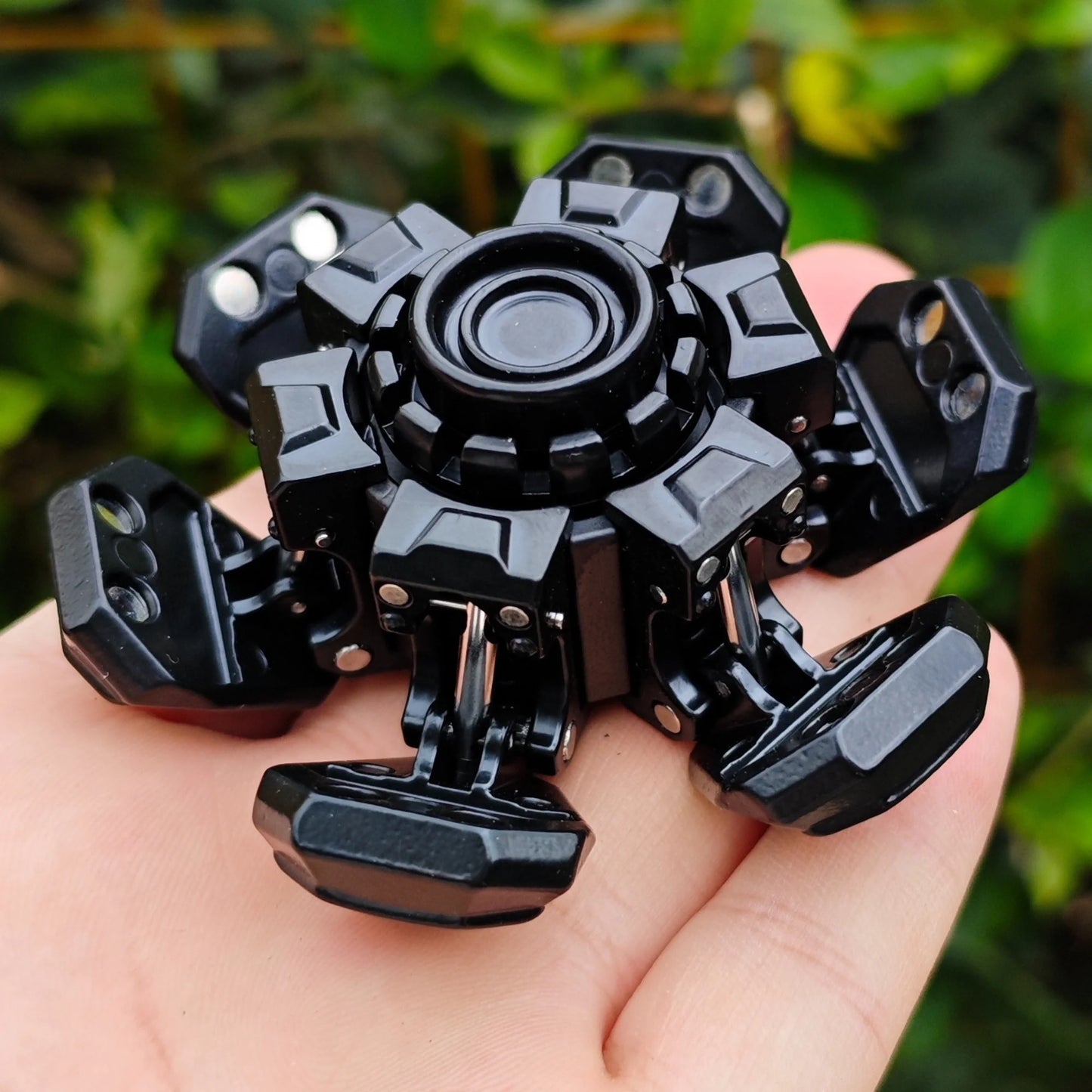 Ancient Iron Open Armor Linkage Fidget Spinner EDC Fidget Sliders Fidget Toys Stress Relief Anti-Anxiety Toy For Adults ADHD
