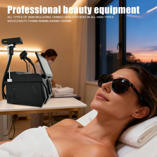 2026 4000W 4-WAVE 2-in-1 Professional Tattoo Removal & Hair Removal Machine Painless Body Care Permanent Depilation Equipment