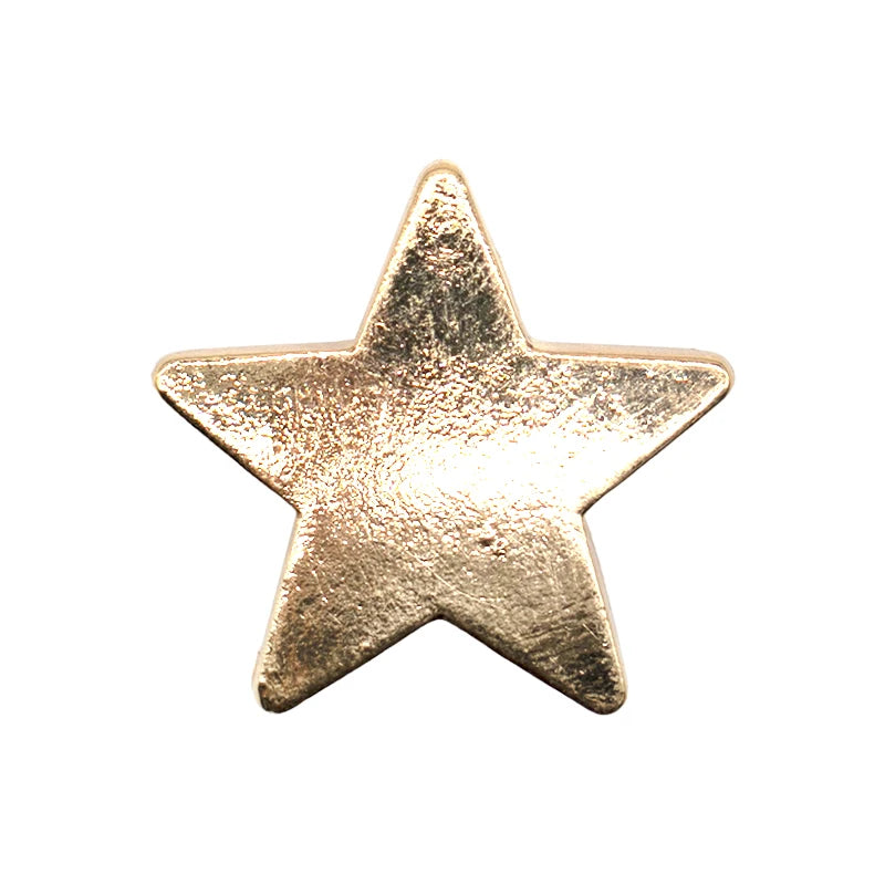 1pcs Designer Golden Crown Metal Shoe Charms Sea Star Shell Luxury Decorations for Shoe Accessorie Heart Pins for Women Girls