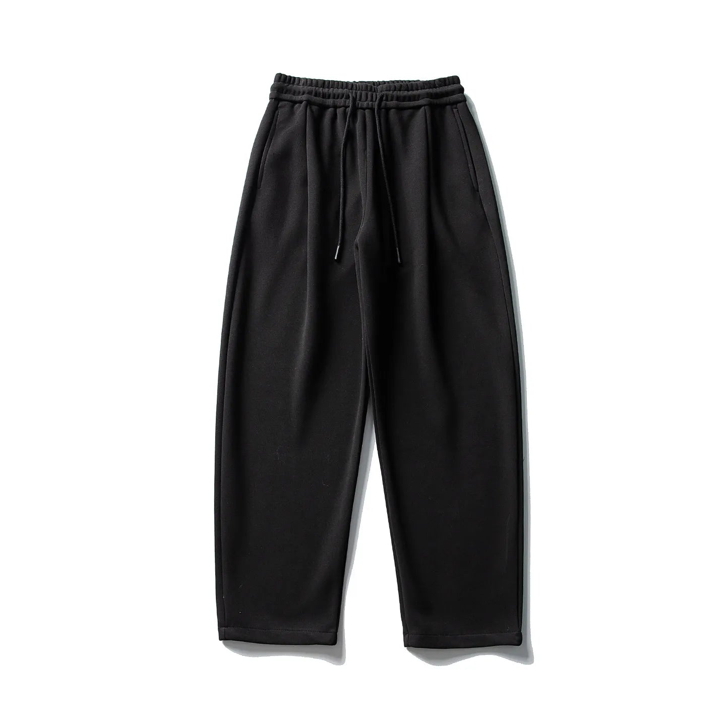 Mens Japanese Streetwear Joggers Straight Leg Solid Color Oversized Sweatpants Casual Loose Fit Sporty Pants Fashion Trousers