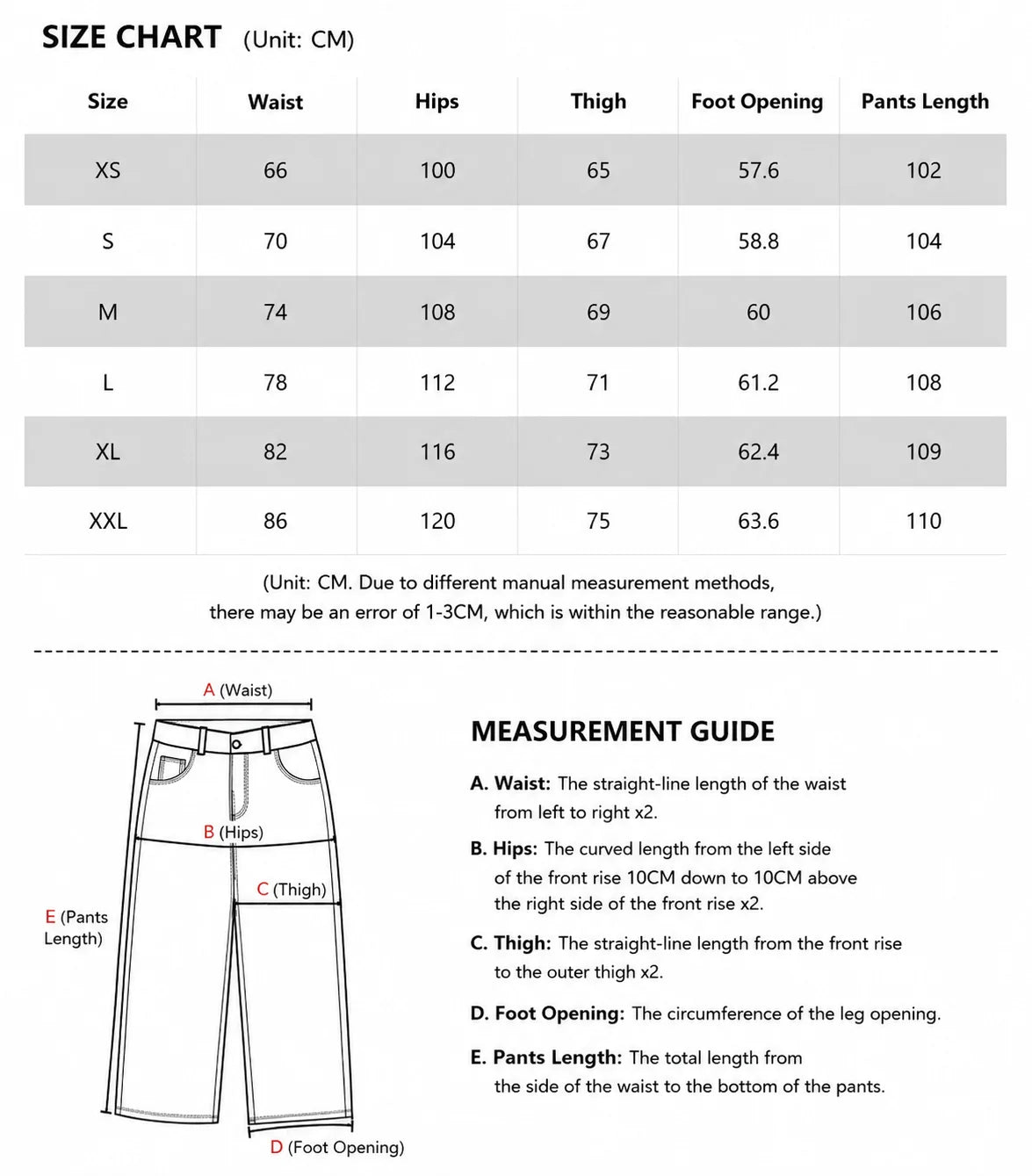 Unisex Black White Stripe Baggy Pants Wide Leg Loose Fit Contrast Color Casual Streetwear Hip Hop Y2K Trousers Men Women Fashion