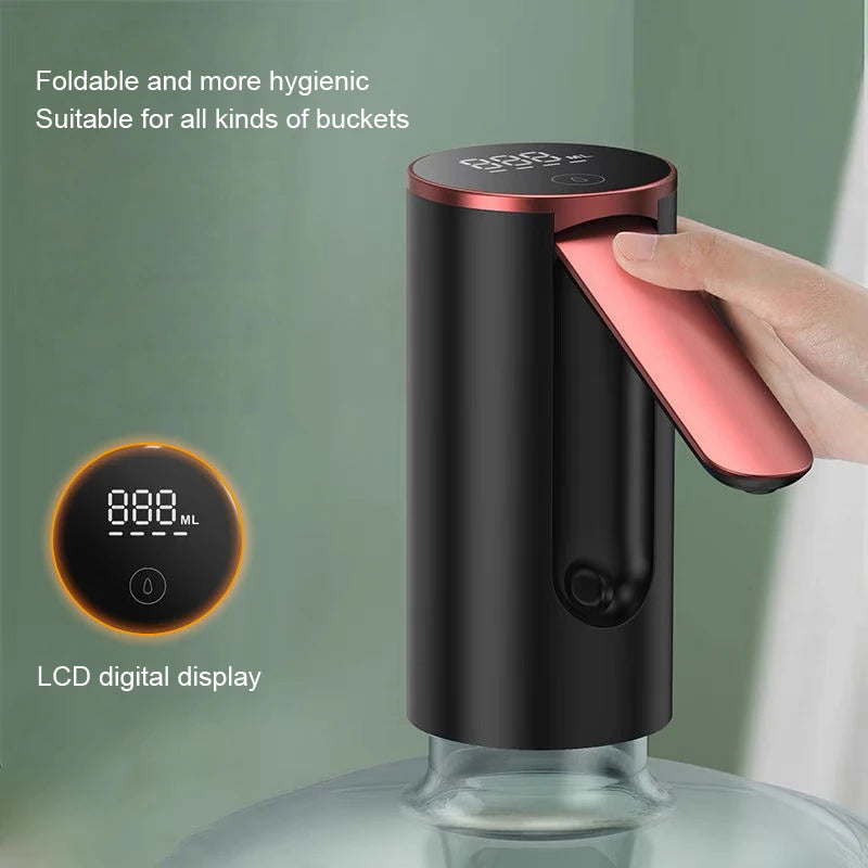 Automatic Water Bottle Pump Water Dispenser USB Smart Water Pump Barreled Water Suction Device Mineral Water Dispenser Pump