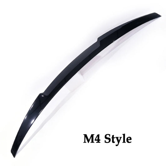 For Audi A4 B8.5 4 Door 2013-2016 M4 S4 Style ABS Material Glossy Black Rear Trunk Boot Lid Car Spoiler Wings Tuning Accessories