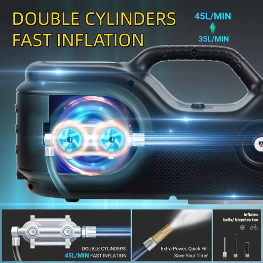 12V in-car digital display hydraulic 5-ton electric jack air pump wrench multifunctional emergency tire change height lift