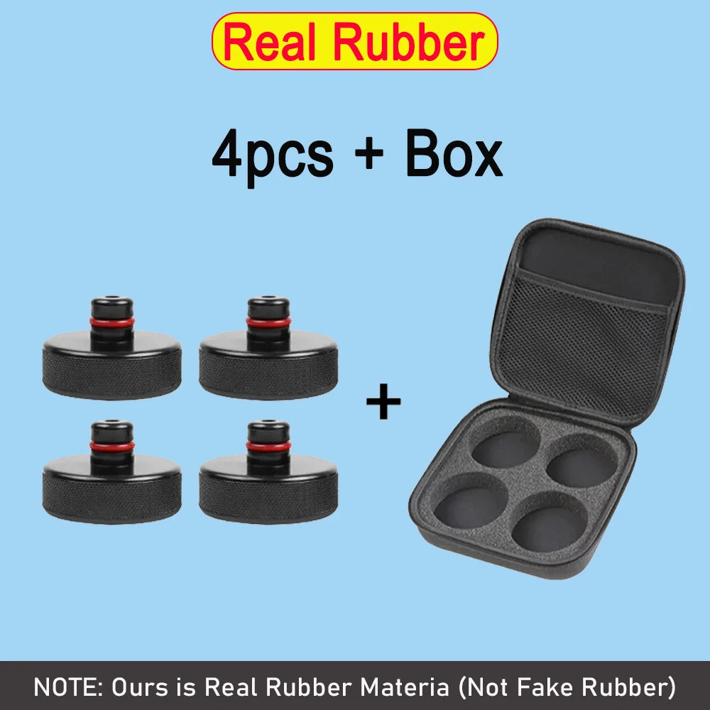 4pcs Rubber Lifting Jack Pads for Tesla Model 3 Y S X Highland 2024 2023 2022 Accessories Pucks Chassis Lift Stands Adapter Case