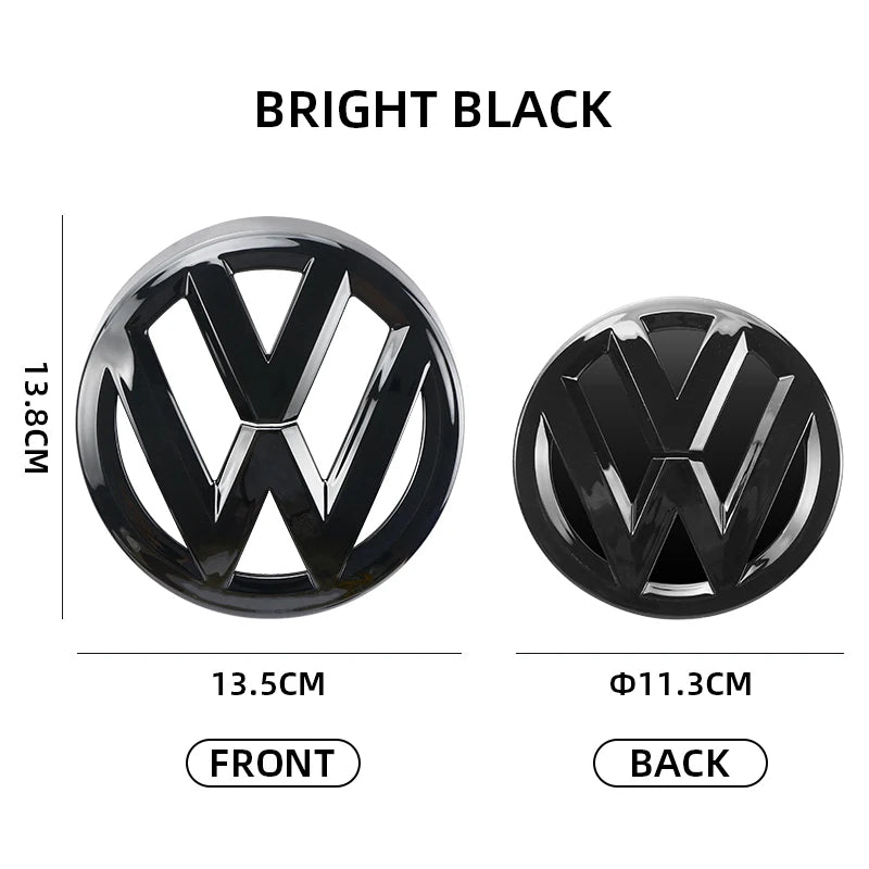 Car Front Hood Emblem Bonnet Badge Rear Trunk Badge For VW Golf 7 (2014 - 2017) -Emblem