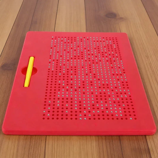 Kids Magnetic Ball Drawing Board Portable Graffiti Sketch Pad Children Educational Toy For Home Early Learning Handmade Creation