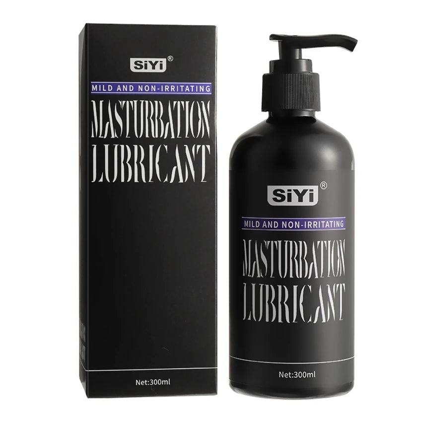 300ml Silicone-Based Lube with Press Pump, Stringy Anal Lubricant Suitable for Sex Toys Ideal for Toys and Couples