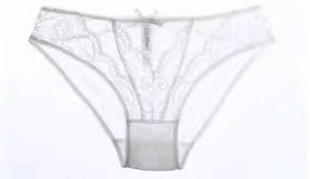 Women White Lace Demi Bra Minimizer Push Up for Small Bust Anti Sagging Lingerie Bra Set BANERDANNI Panty Set S-XL 32-38-AB Cup