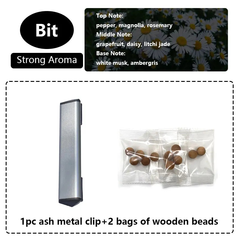For Tesla Model 3/Y Air Freshener - Invisible Design -Automatic Deodorizer Fragrance Diffuser Car Aromatherapy Wooden Bead