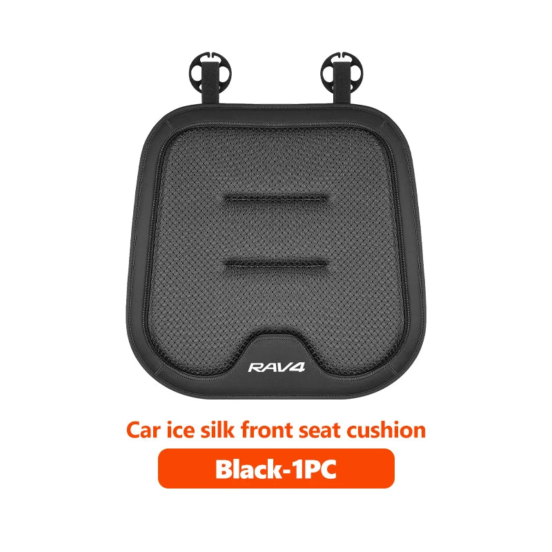 Car Seat Cover Ice Silk Backrest Cushion Rearseat Protector Mat For Toyota RAV4 20 30 XA30 2007 2009 2010 2011 2012 2013 2006