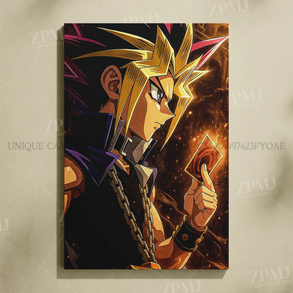 Yu-Gi-Oh! Canvas Pictures Painting Anime Figures Home Decoration Prints Poster For Living Room Frameless Wall Artwork Mural