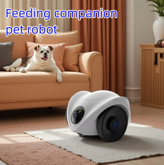 1080P HD Dog 1 With Phone APP Long Endurance Smart Pet Feeder Interactive Pet Toys