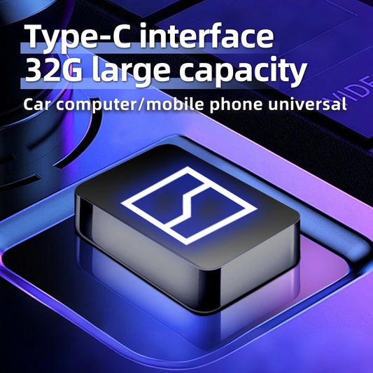 Car Mounted USB Drive Driving Recorder Storage Suitable Type-C/USB Car Accessories For Zeekr X 001 009 2022 2023 2024 Al