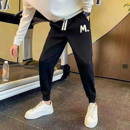 Trousers Gray Cotton Joggers Alphabet Man Sports Pants Essential Cool Comfortable Elegant Clearance Sale Y2k Sweatpants for Men