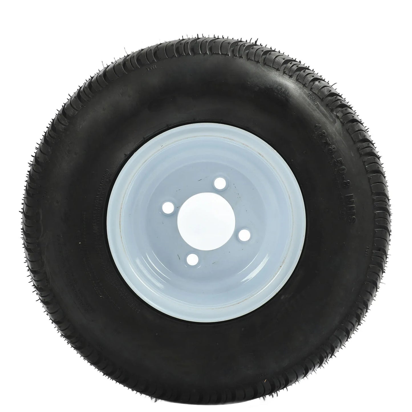 18x8.50‑8 Golf Cart Tires Rubber Better Handling Golf Cart Tire and Wheel Assembly Replacement for E‑Z‑GO Golf Carts